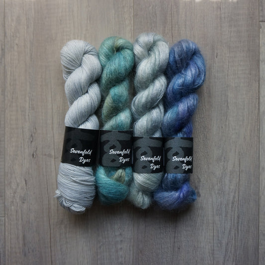 Hedgerow Shawl Kit - Winter