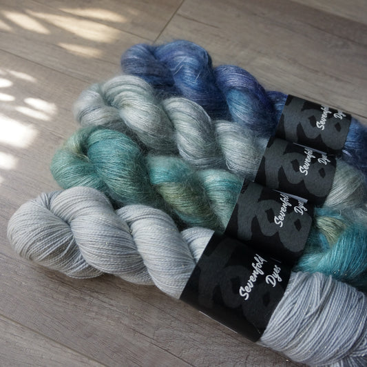 Hedgerow Shawl Kit - Winter