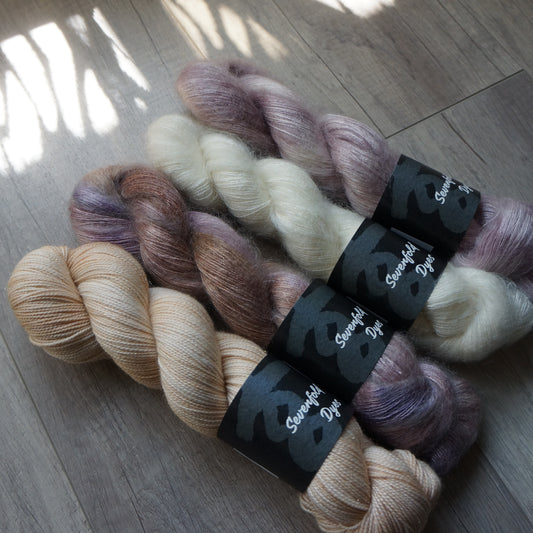 Hedgerow Shawl Kit - Spring